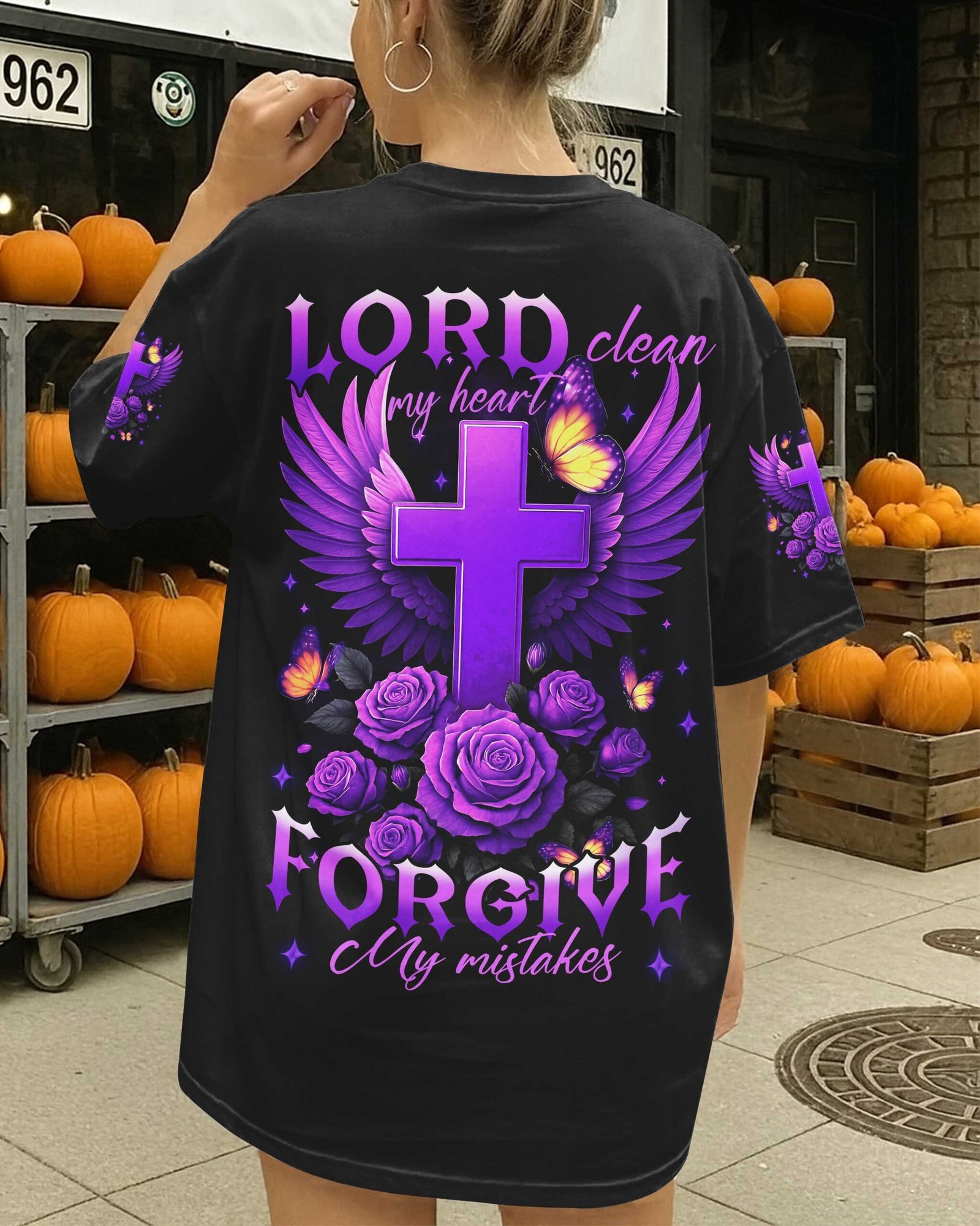 Lord Clean My Heart Forgive My Mistakes T-Shirts - Image 14